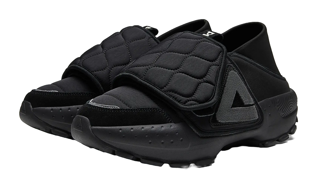 PEAK Coverage Thermal Slip Resistant Cushioning Low top Skateboard Shoes Men's All Black 