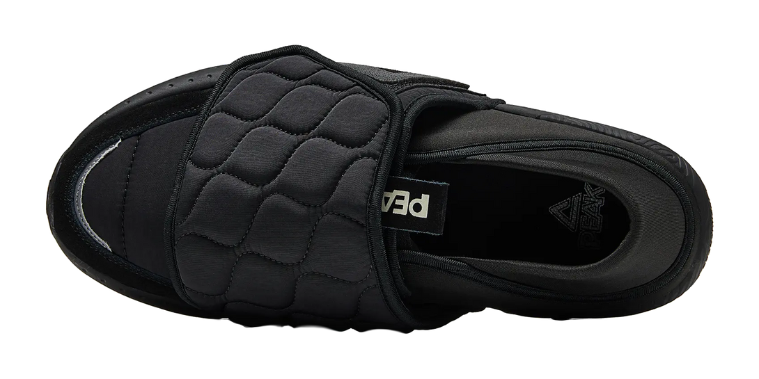 PEAK Coverage Thermal Slip Resistant Cushioning Low top Skateboard Shoes Men's All Black 