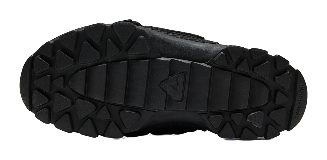 PEAK Coverage Thermal Slip Resistant Cushioning Low top Skateboard Shoes Men's All Black 