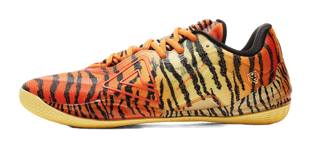 PEAK Cushioning And Abrasion Resistant Coverage Low Top Basketball Shoes Mens Orange Yellow Black  vjsneaker.com