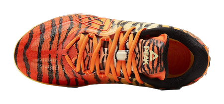 PEAK Cushioning And Abrasion Resistant Coverage Low Top Basketball Shoes Mens Orange Yellow Black  vjsneaker.com