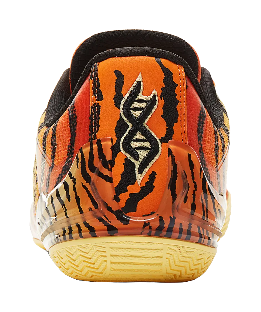 PEAK Cushioning And Abrasion Resistant Coverage Low Top Basketball Shoes Mens Orange Yellow Black  vjsneaker.com