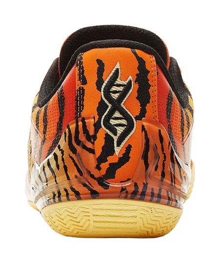 PEAK Cushioning And Abrasion Resistant Coverage Low Top Basketball Shoes Mens Orange Yellow Black  vjsneaker.com