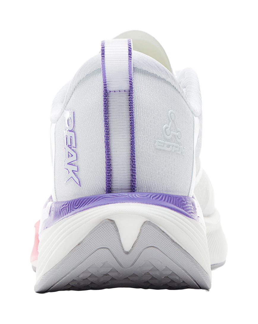 PEAK Cushioning Anti-Slip And Wear-Resistant Rebound Low-Top Running Shoes Men's Large White Purple 