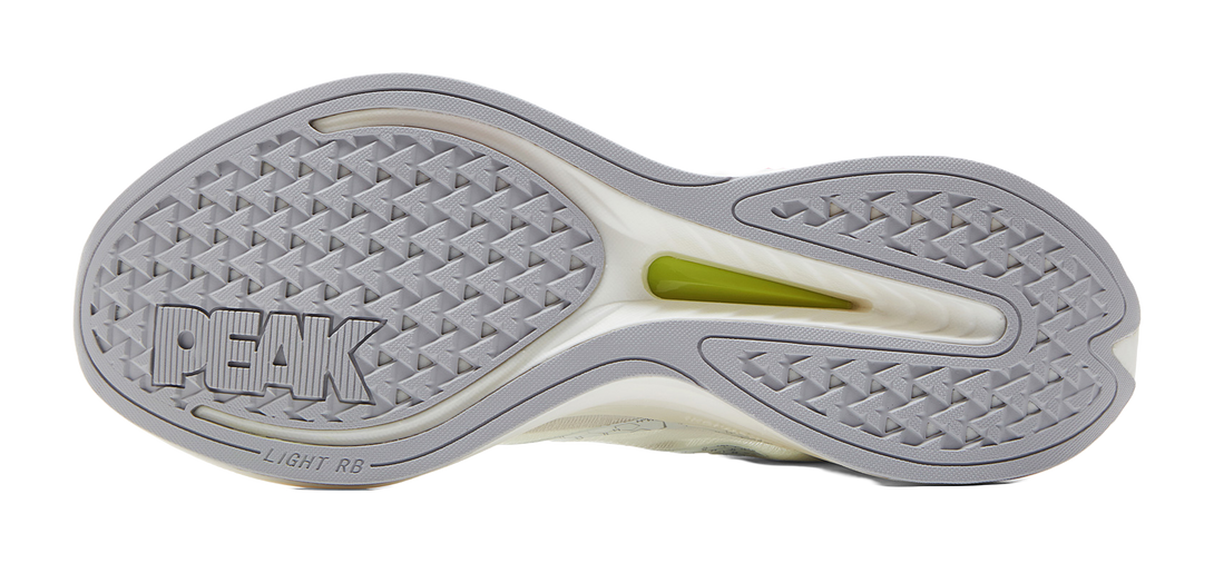 PEAK Cushioning Anti-Slip And Wear-Resistant Rebound Low-Top Running Shoes Men's Large White Purple 