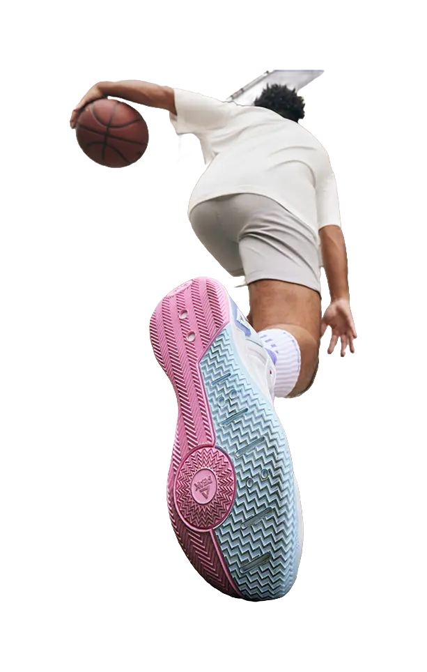 PEAK Hero 2 Basketball Shoes Mens Low top All White Fine Blue 