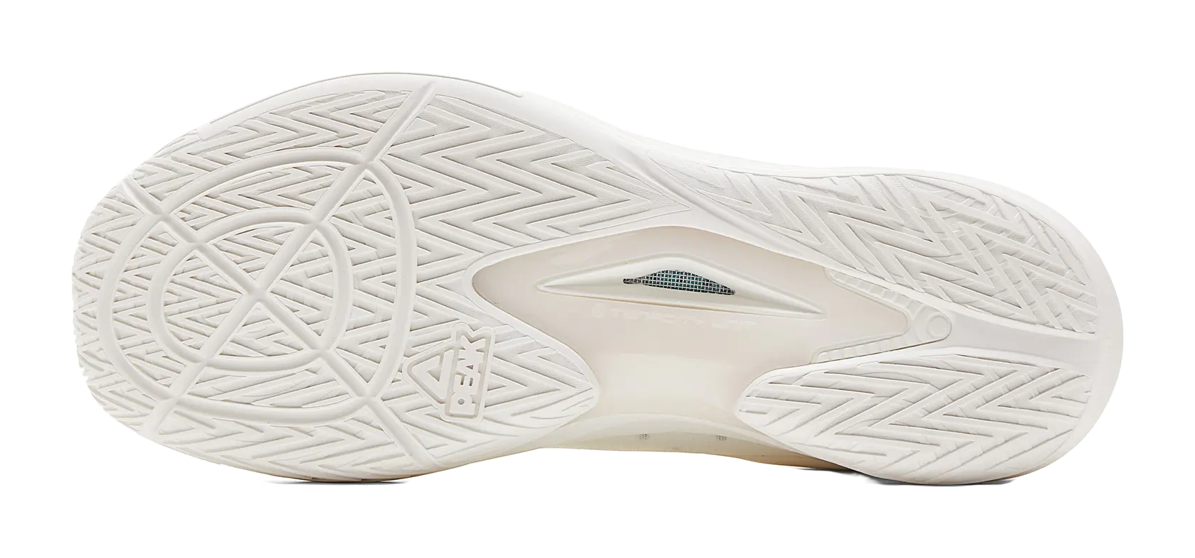 PEAK Lightness 3.0 Cushioning Slip Resistant Low Top Basketball Shoes Mens Ivory Red 