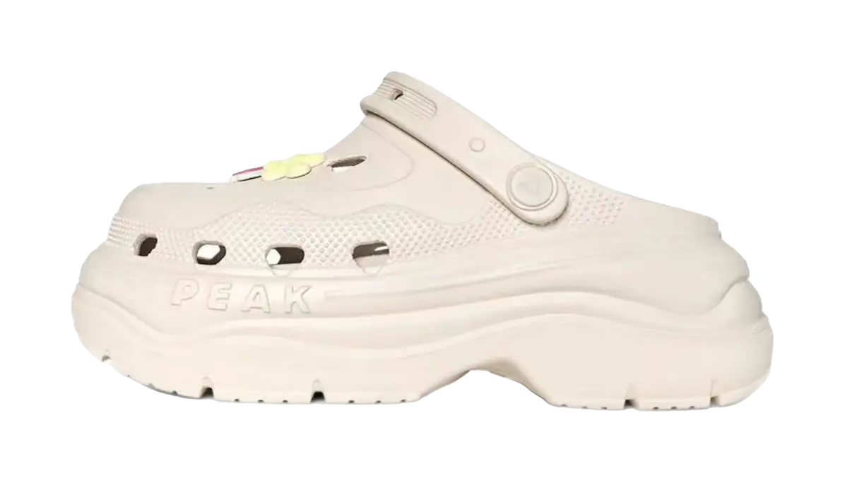 PEAK Pole Hole Shoes Cheese Clogs Womens  VJSNEAKER