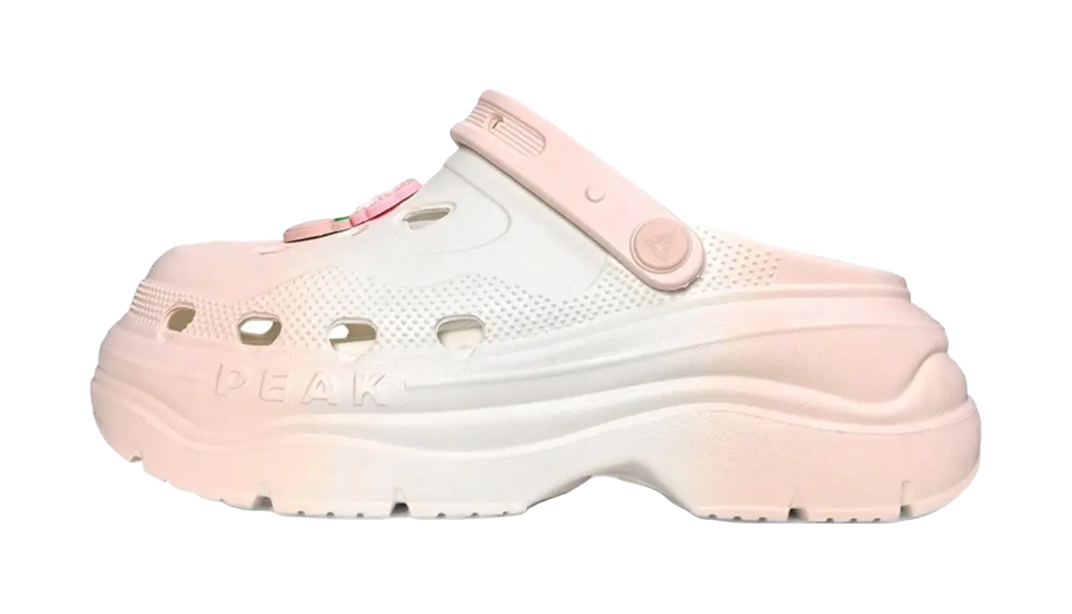 PEAK Pole Hole Shoes Cheese Clogs Womens  VJSNEAKER