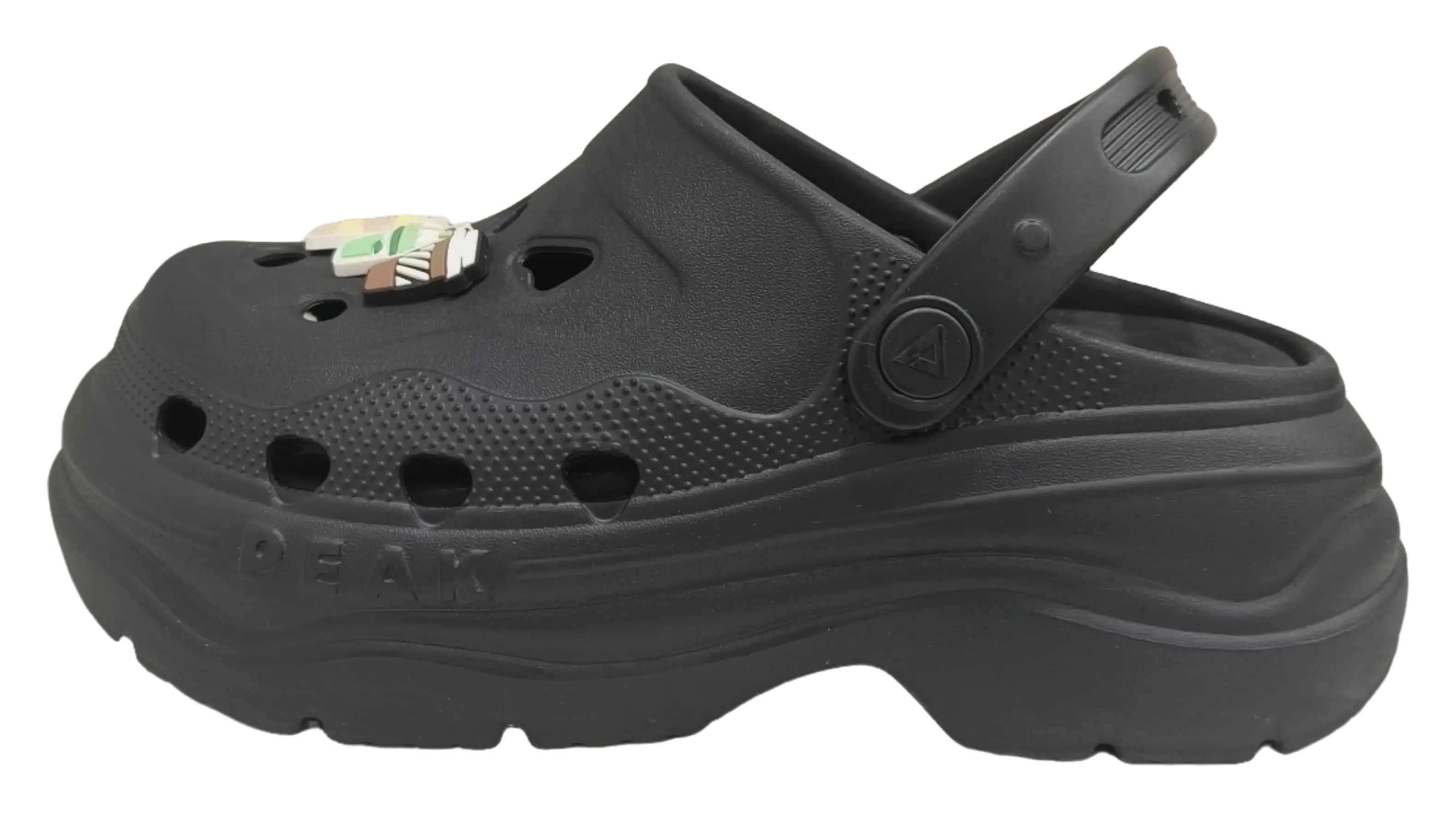 PEAK Pole Hole Shoes Cheese Clogs Womens  VJSNEAKER