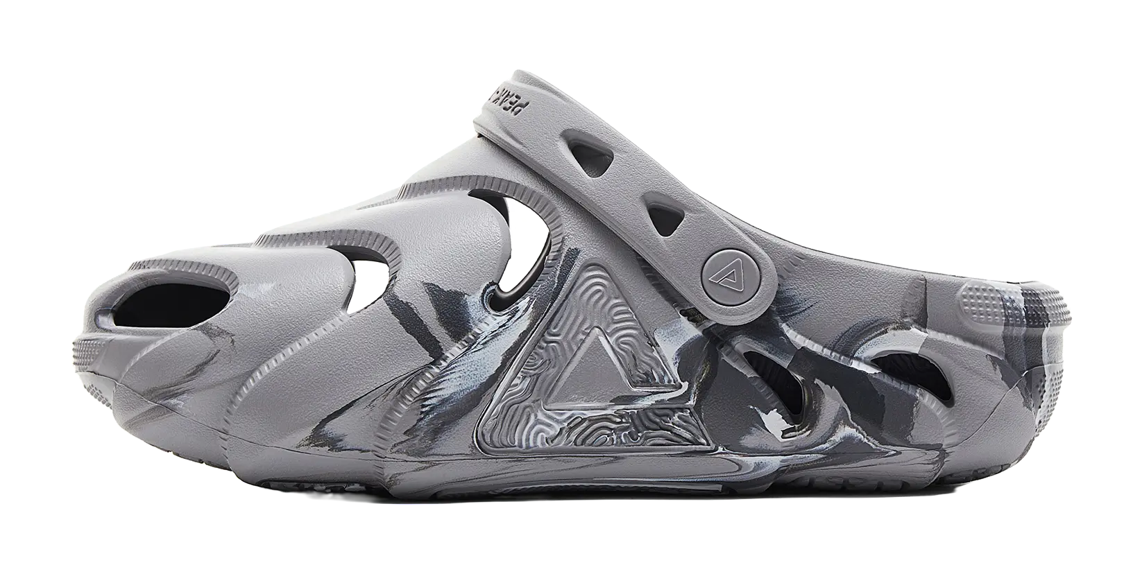 PEAK Pole Hole Shoes Clogs Mens Medium Heather Gray  VJSNEAKER