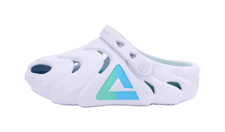 PEAK Pole Hole Shoes Clogs Mens White Green Blue  VJSNEAKER