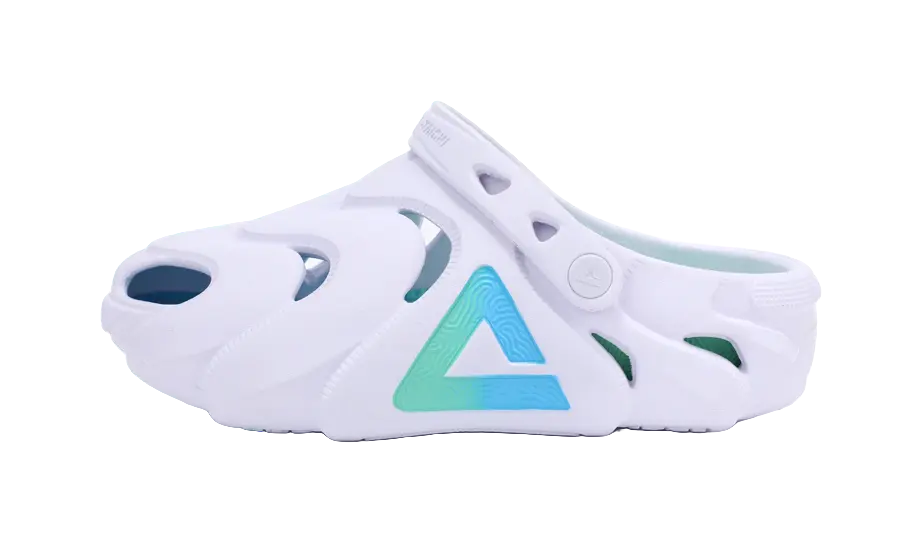 PEAK Pole Hole Shoes Clogs Mens White Green Blue  VJSNEAKER