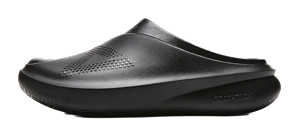 PEAK Quiet Abrasion Resistant Closed Toe Slippers Mens All Black  VJSNEAKER