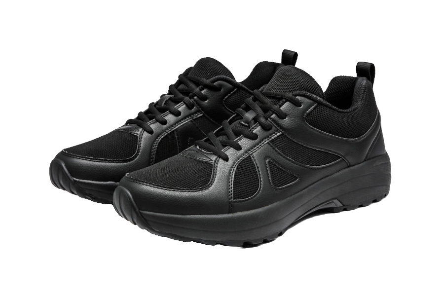 PEAK Shock Absorbing, Non Slip, Wear Resistant, Breathable And Lightweight Low top Taichi Running Shoes Men's Black 