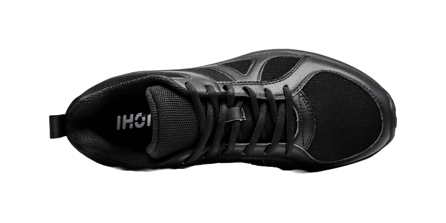 PEAK Shock Absorbing, Non Slip, Wear Resistant, Breathable And Lightweight Low top Taichi Running Shoes Men's Black 