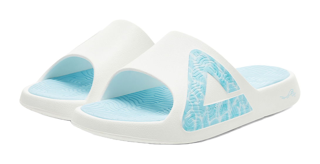 PEAK Slide Slippers Men's Creamy Light Blue 