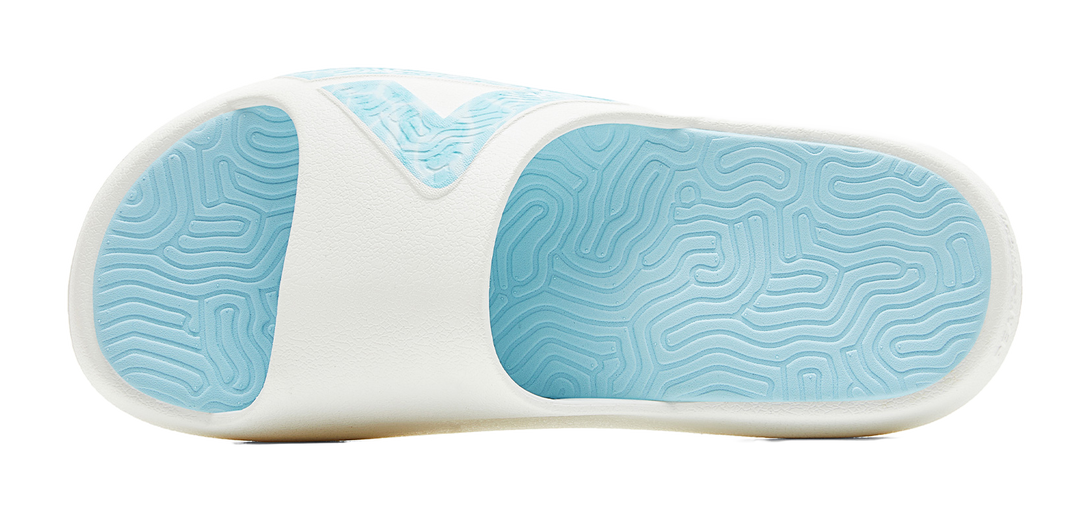 PEAK Slide Slippers Men's Creamy Light Blue 