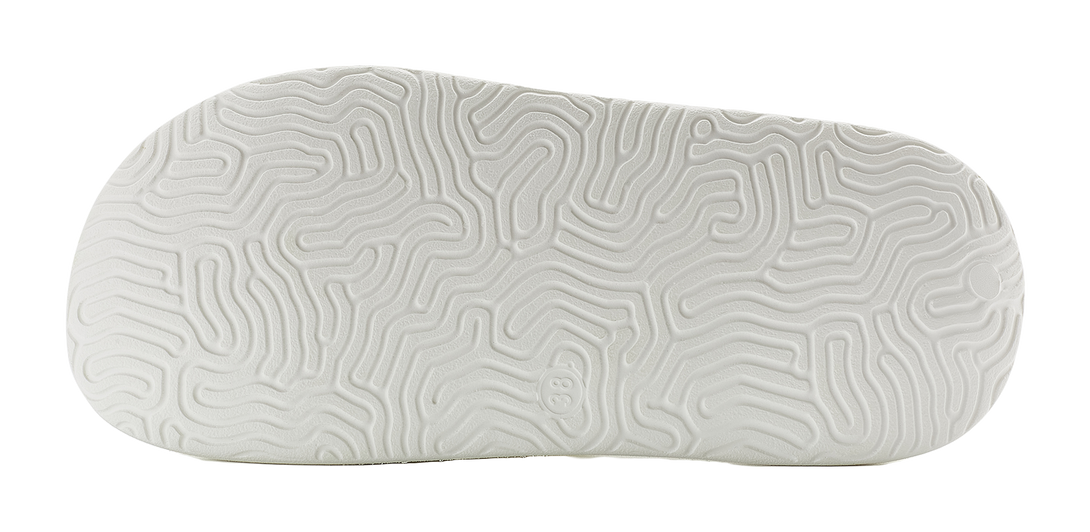 PEAK Slide Slippers Men's Ecru Orange Red 