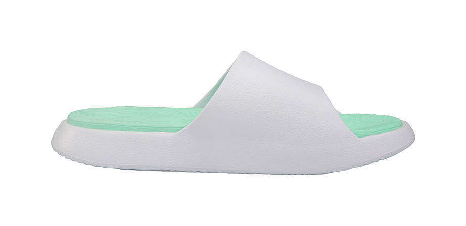 PEAK Slip Resistant Abrasion Resistant Slide Slippers Unisex White 