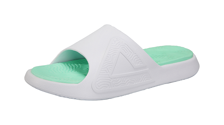 PEAK Slip Resistant Abrasion Resistant Slide Slippers Unisex White 