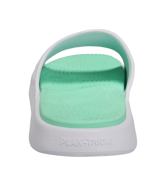 PEAK Slip Resistant Abrasion Resistant Slide Slippers Unisex White 