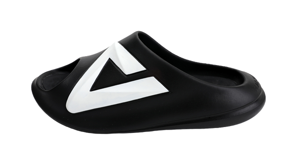 PEAK Slip Resistant Abrasion Resistant Taichi Chubby Slippers, Sports Slippers Unisex Black Milk White 