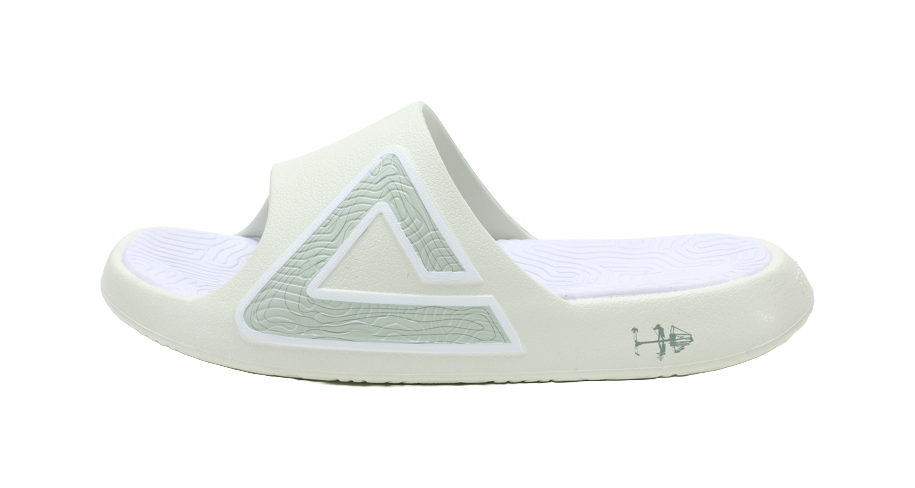 PEAK State Extreme Triangle 2.0 Quiet Slide Slippers Men's White Green 