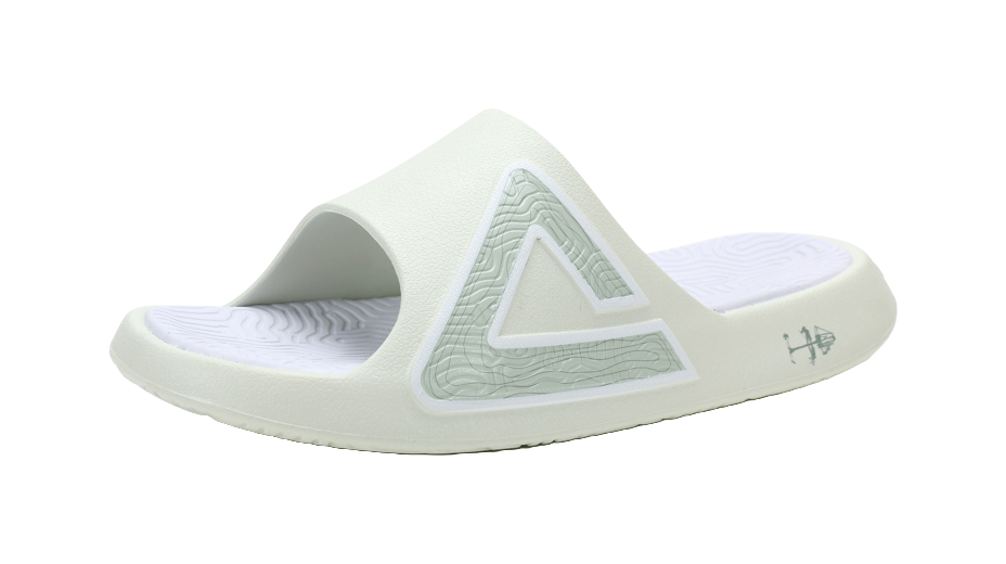 PEAK State Extreme Triangle 2.0 Quiet Slide Slippers Men's White Green 