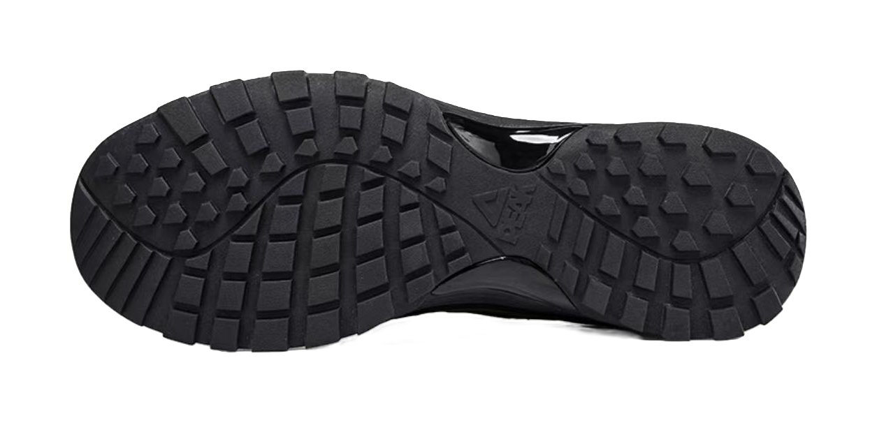 PEAK State Men's Low-Top Training Shoes - All-Day Comfort Shock Absorption & Slip Resistance Black 