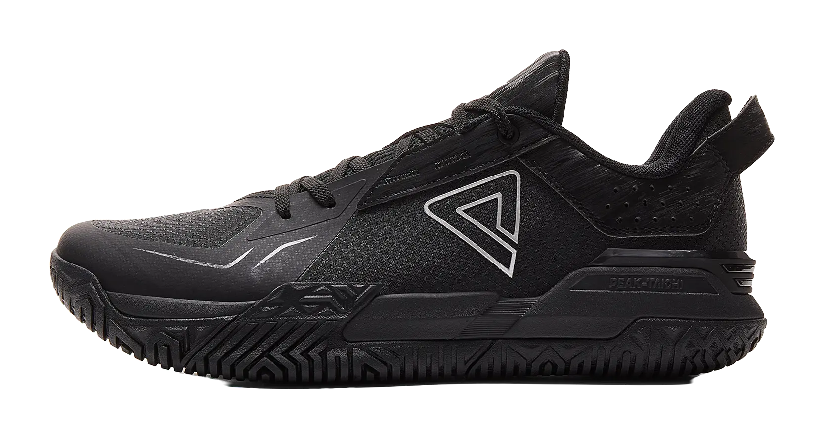 PEAK State Pole Abrasion Resistant Rebound Anti Twist Low Top Basketball Shoes Mens Black 