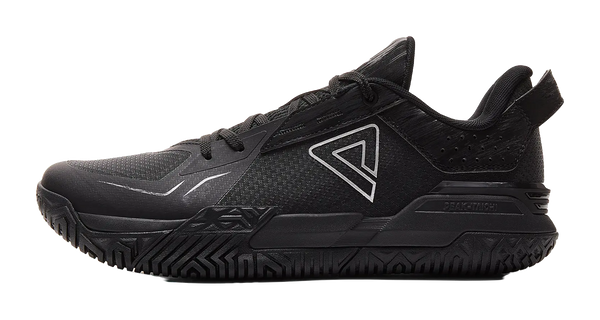 PEAK State Pole Abrasion Resistant Rebound Anti Twist Low Top Basketball Shoes Mens Black 