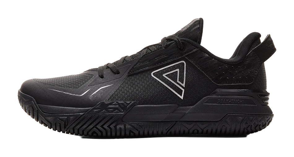 PEAK State Pole Abrasion Resistant Rebound Anti Twist Low Top Basketball Shoes Mens Black 