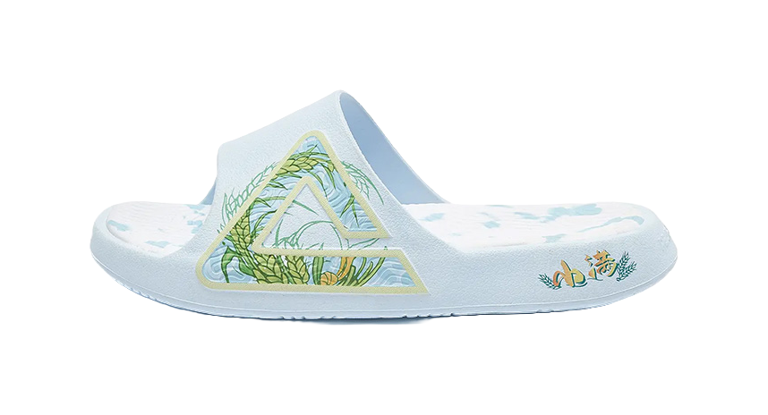 PEAK State Pole Classic Drag Quiet Slip Resistant Cushioning Slide Slippers Unisex Fine Blue 