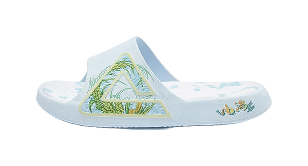 PEAK State Pole Classic Drag Quiet Slip Resistant Cushioning Slide Slippers Unisex Fine Blue 