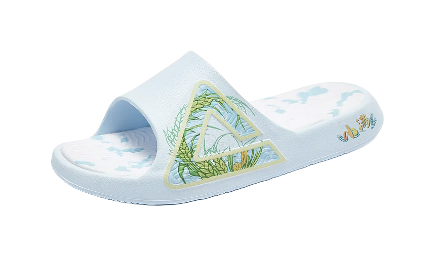 PEAK State Pole Classic Drag Quiet Slip Resistant Cushioning Slide Slippers Unisex Fine Blue 