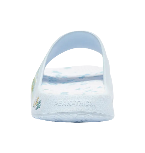 PEAK State Pole Classic Drag Quiet Slip Resistant Cushioning Slide Slippers Unisex Fine Blue 