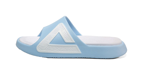 PEAK State Pole Classic Drag Slide Slippers Men's White Blue 