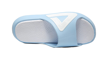 PEAK State Pole Classic Drag Slide Slippers Men's White Blue 