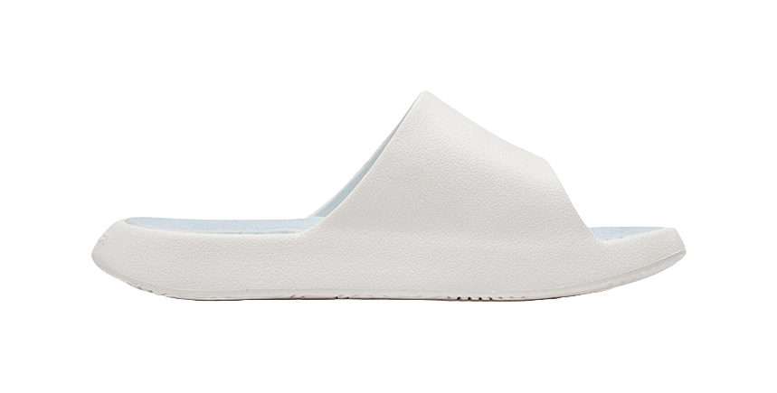 PEAK State Pole Classic Drag Slides - Egret Island Summer Edition, Slip-Resistant & Cushioned Unisex White Blue 