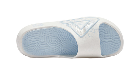 PEAK State Pole Classic Drag Slides - Egret Island Summer Edition, Slip-Resistant & Cushioned Unisex White Blue 