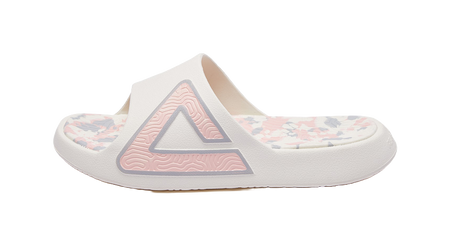 PEAK State Pole Classic Drag Slides - Milk Coffee Colorway, Silent & Slip-Resistant Unisex Canvas White Powder 