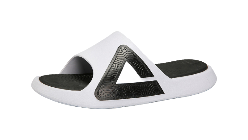 PEAK State Pole Classic Drag Slip Resistant Abrasion Resistant Taichi Slippers Unisex White Black 