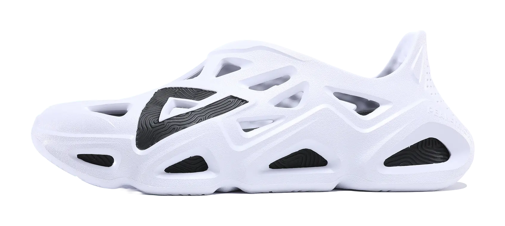 PEAK State Pole Clogs Unisex White Black  VJSNEAKER