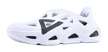 PEAK State Pole Clogs Unisex White Black  VJSNEAKER