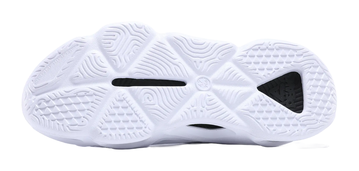 PEAK State Pole Clogs Unisex White Black  VJSNEAKER