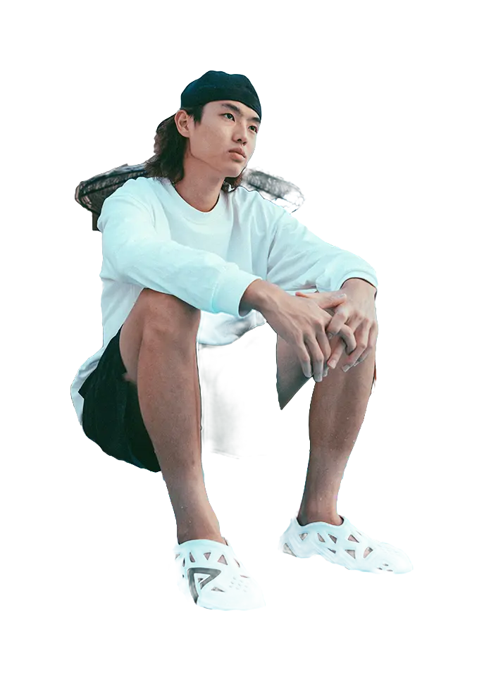 PEAK State Pole Clogs Unisex White Black  VJSNEAKER