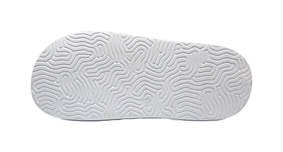 PEAK State Pole Foam Sole EVA Slip Resistant Slide Slippers Unisex White Rose Red 