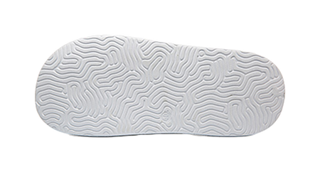 PEAK State Pole Foam Sole EVA Slip Resistant Slide Slippers Unisex White Rose Red 