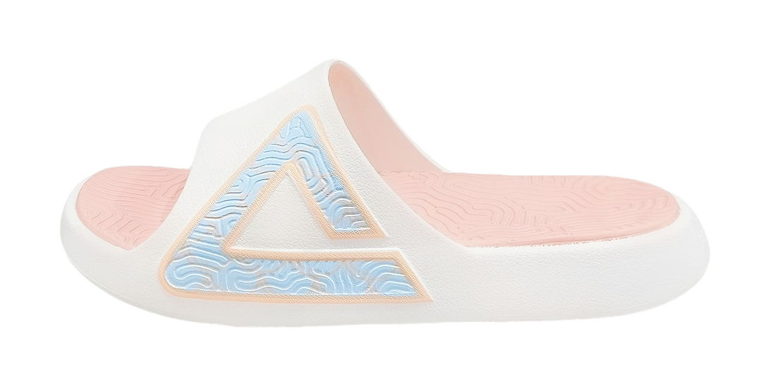 PEAK State Pole Guochuang Slides - Spacetime Gate Design, EVA Sole & Slip-Resistant Lotus Pink 